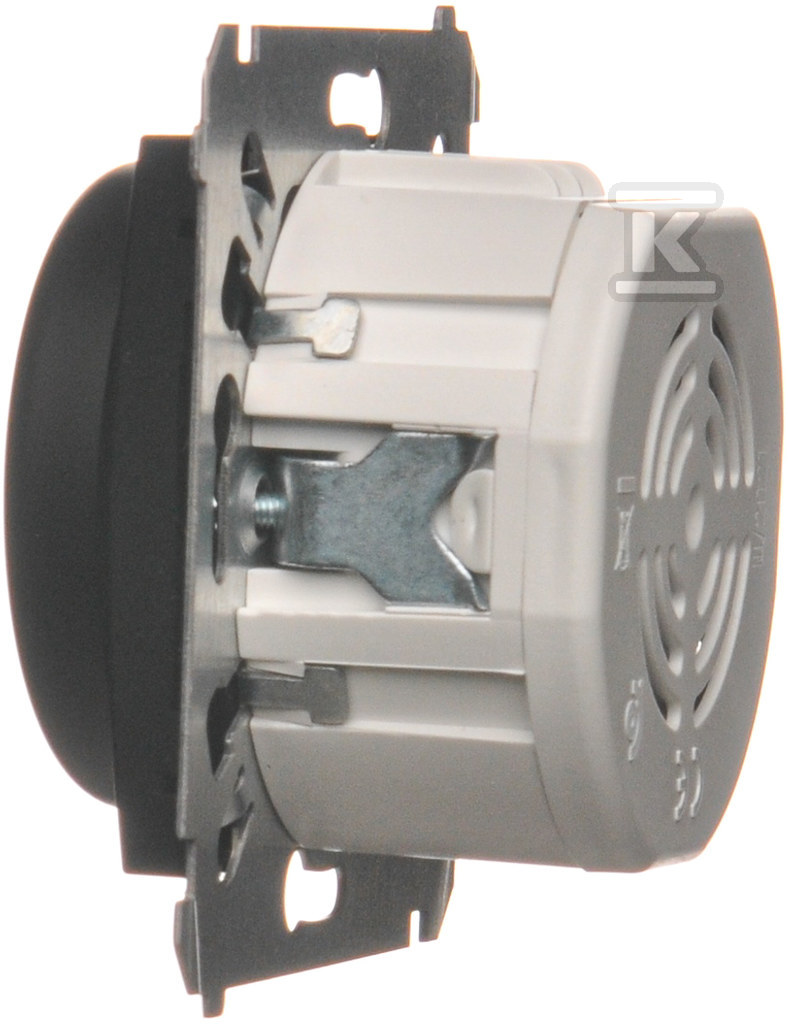 Dimmer push-turn (modul) 20500 W, negru - DS9T.01/49