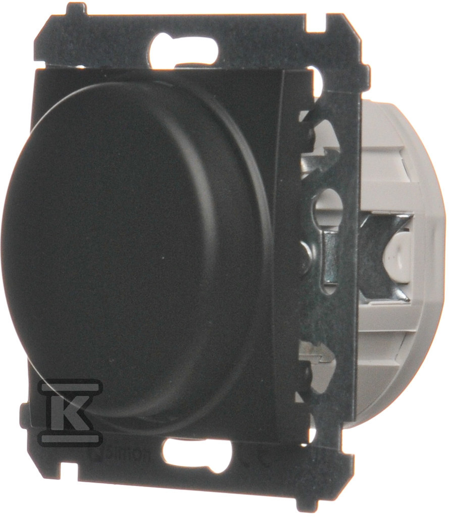 Dimmer push-turn (modul) 20500 W, negru - DS9T.01/49