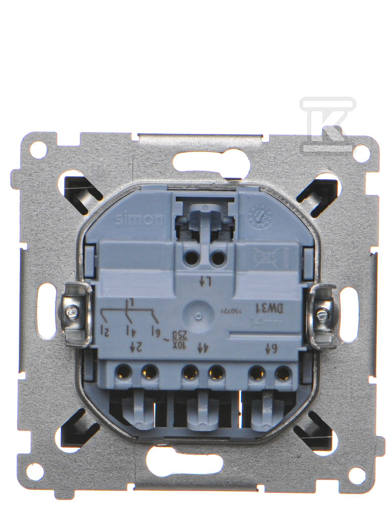 Łącznik potrójny (moduł) 10AX, 250V~, - DW31.01/49