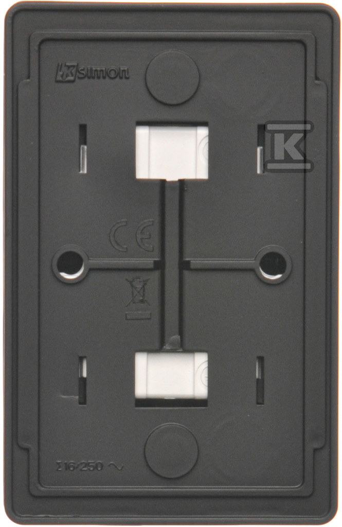 Double surface-mounted Schuko socket - EGSZ2NZ/49