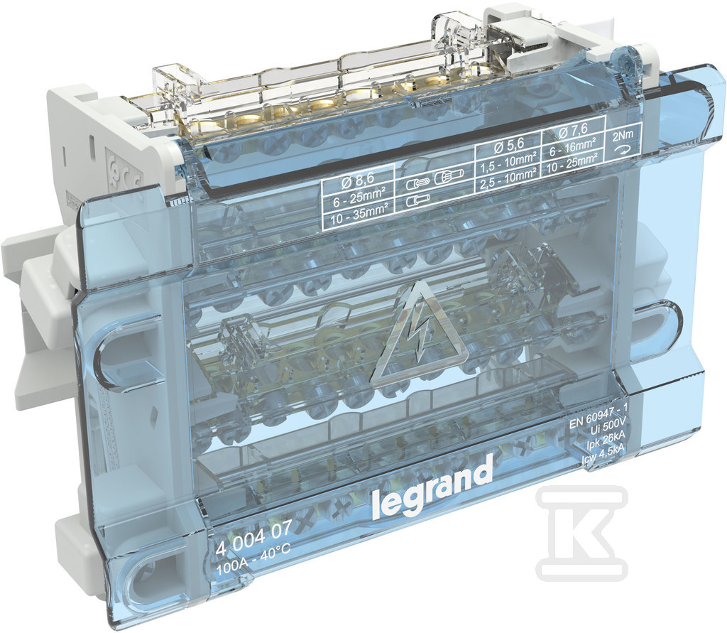 Modular block of distribution strips BR - 400407