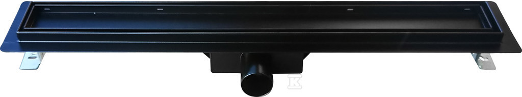 Linear drain DRAIN Designe 60 cm Black - 6865560-CB