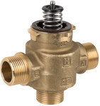 3-way valve, 1 "male thread, kvs = 7.7 m³ / h