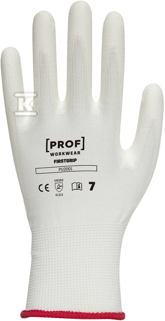 Rękawice profesjonalne firstgrip białe - 502340439