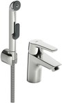 SAGA Washbasin mixer with Bidetta hand shower, without drain tap.