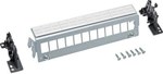 Patch Panel 12M Keystone, без модулів, шина TS або монтажна пластина