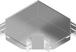 90 ° bend KKBJ100H100, sheet thickness 1.0 mm