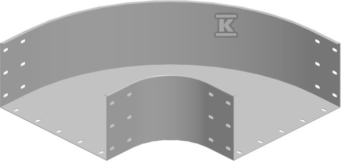 Згин 90° ККЗП400Н200, товщина листа 1,5 - 370640