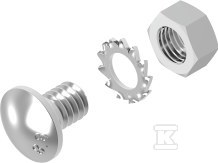 Gombafejű csavar SGM12x30 /100csomag/ - 650541