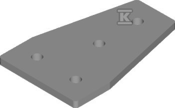 Канальний з'єднувач LCP11, товщина - 663100