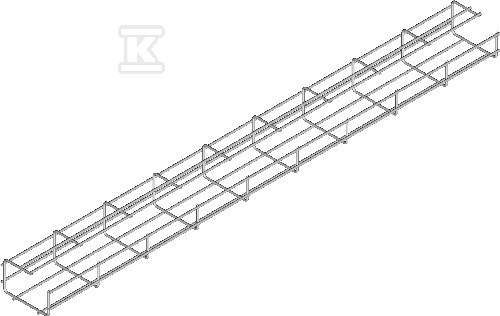 Сітчастий кабельний лоток KGS100H60/3 - 910110