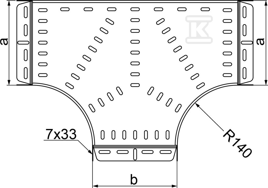 Tee tray TKPP/TKPOP300H60, sheet - 163914