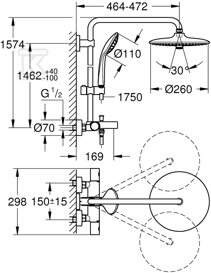 System wannowo-prysznicowy Grohe - 27475002