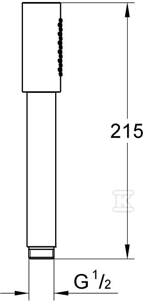 Sena Stick - single-jet hand shower - 28034000