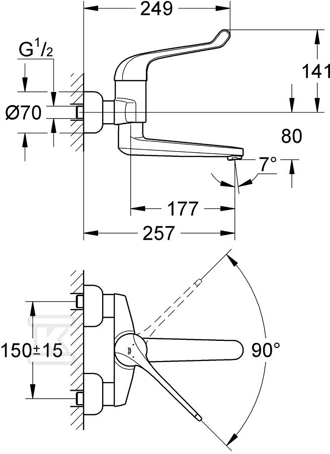 Euroeco Special - single lever basin - 32793000