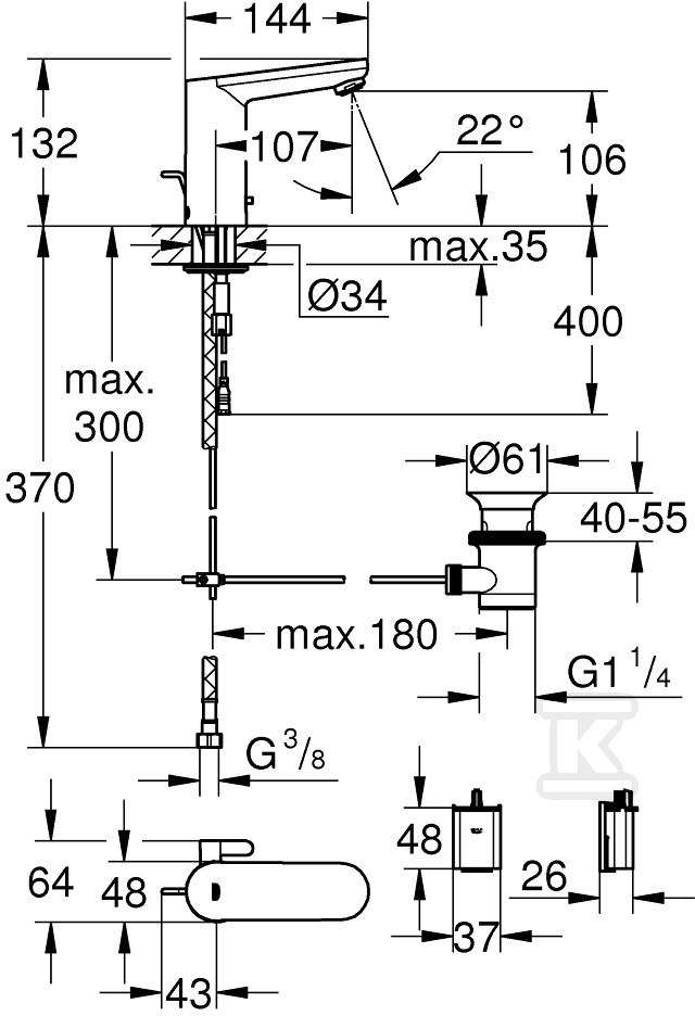 Eurosmart Cosmopolitan E - infrared - 36331001