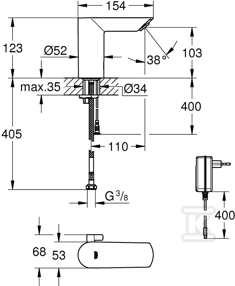 Bau Cosmopolitan E Infrared electronic - 36453000