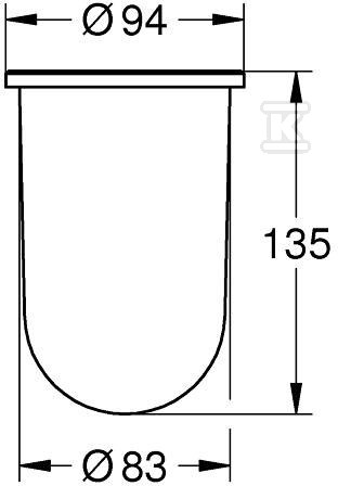 Szkło zapasowe Essentials - 40393000