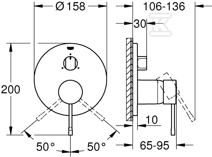 Essence Single lever mixer for - 24092A01