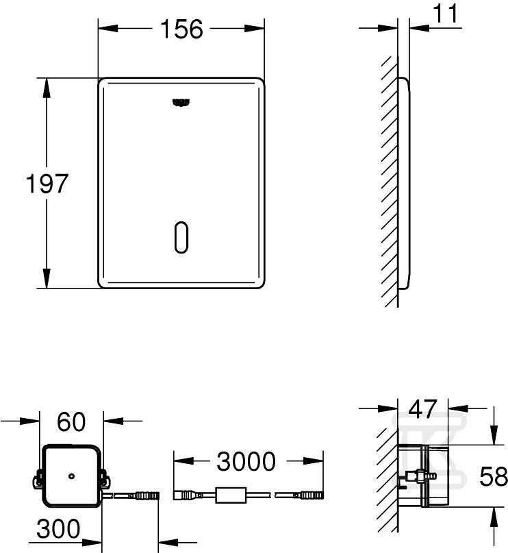 Tectron Skate - infrared flushing - 38698SD1