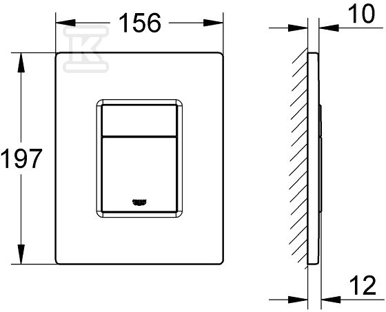 Skate Cosmopolitan Actuator button, - 38732A00