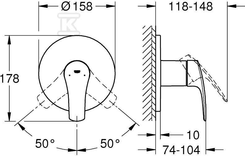 Bateria Eurosmart jednouchwytowa do - 24042003