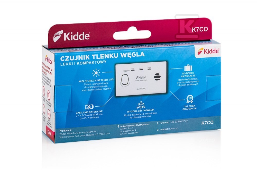 Kidde K7CO carbon monoxide sensor - KID-K7CO