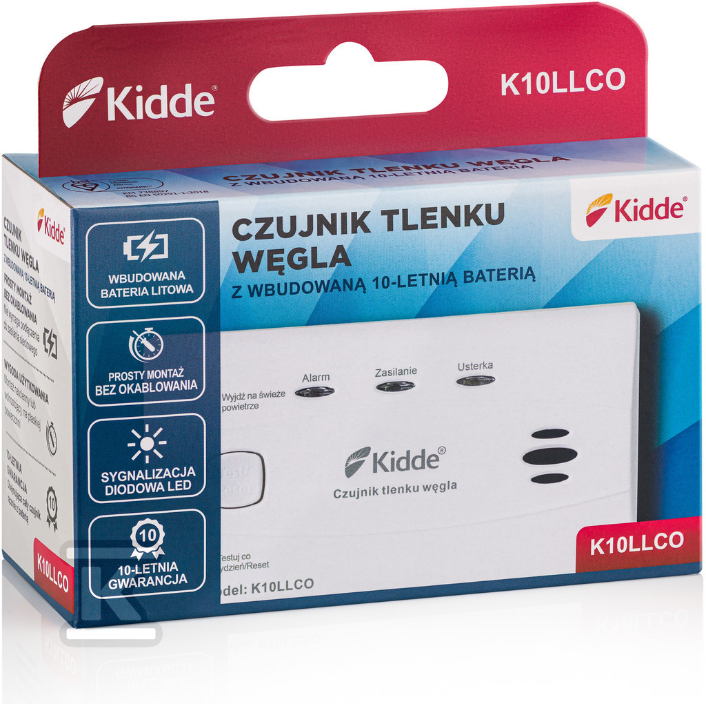 Detector de monoxid de carbon Kidde - KID-K10LLCO