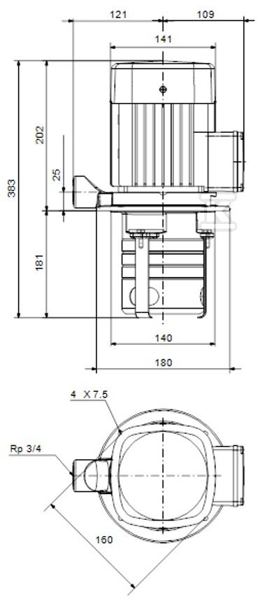 Ponorné čerpadlo MTH2-5/1 A-W-I-AQQV - 98992720