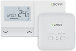 ENGO E901RF Funk-Temperaturregler, programmierbar, wöchentlich, Aufputz, weiß, 2xAA