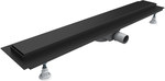 OLSL70/CST-LOW Standard Plus Black linear drain 70x8x7 cm "Base-Low Black", with a steel cover