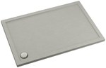 3.2336/CT/ST Standard Cement Stone acrylic shower tray 80x100x4.5 cm "Caspar New", rectangular