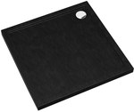 Akrilna tuš kada 3.2331 / C / ST Standard Black Stone 90x90x4,5 cm "Caspar Nev", kvadratna