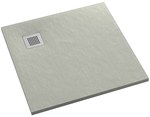 3.3100/CT/ST-M2 Stabilsound Plus® Cement Stone composite shower tray 80x80x3.5 cm "Kalait", square with an M2 mask