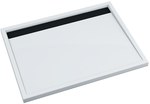 3.4228-M/C/G Stabilsound Plus® composite shower tray 80x100x4.5 cm "Ajax B&W", rectangular