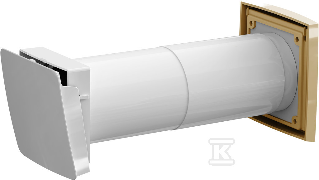 Wall vent WIVE 100, set (external - 383321