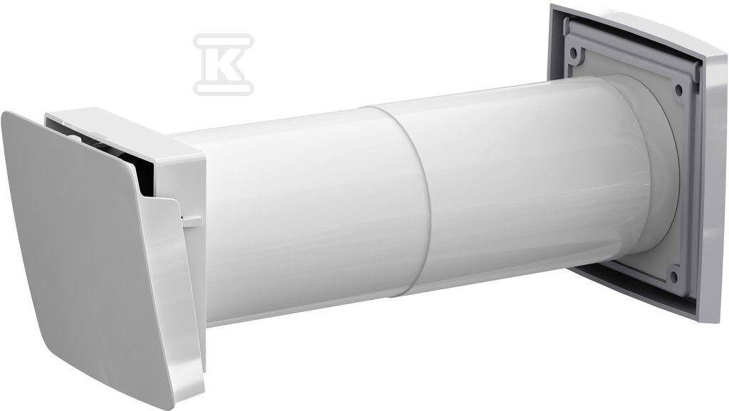 Wall vent WIVE 100, set (external light - 383323