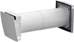 Wall vent WIVE 100, set (external grille gray)