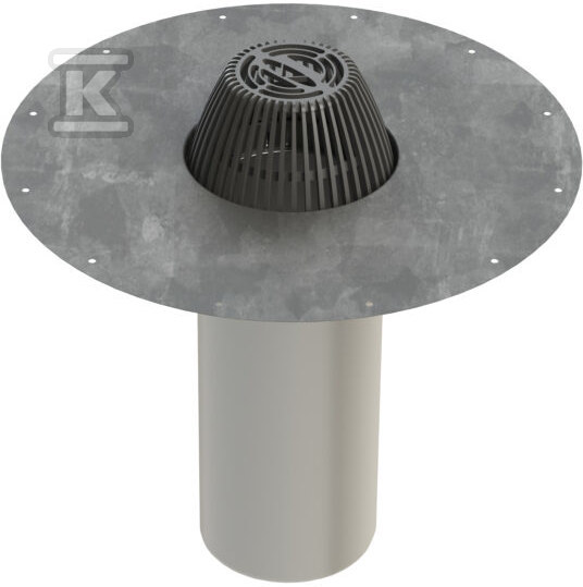 Stainless steel roof drain, model A Ø - 390034