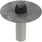 Roof drain made of acid-proof steel, model C Ø 110 (length 600 mm)