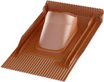 UNITILE roof penetration (universal for tiles) - Brick red