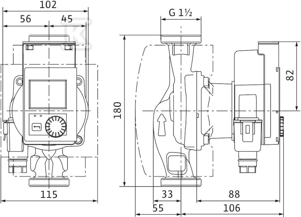 Circulation pump Wilo-Stratos PICO - 4244393