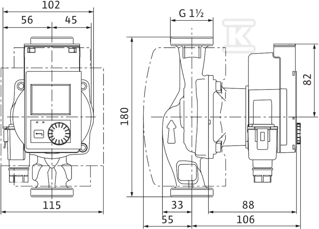 Circulation pump Wilo-Stratos PICO - 4244395