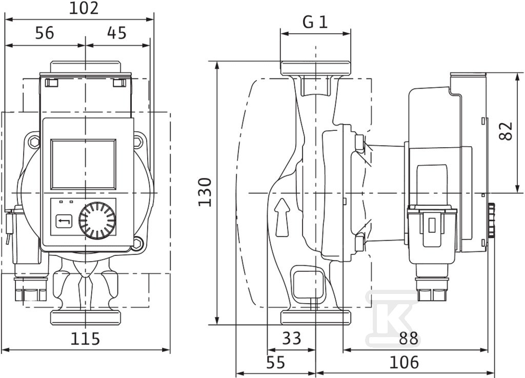 Circulation pump Wilo-Stratos PICO - 4244390