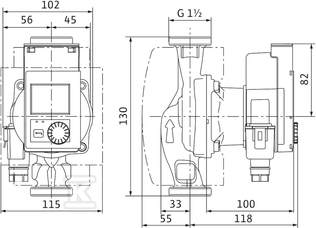 Circulation pump Wilo-Stratos PICO - 4244392