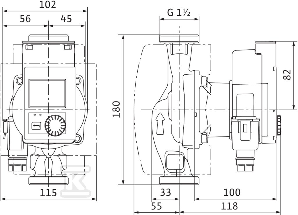 Pompa obiegowa Wilo-Stratos PICO - 4244397