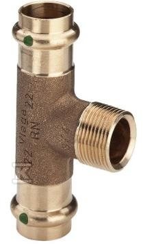 Trójnik z SC 35 x 3/4" x 35 brąz / - 194147
