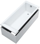 3.530/NO-9.114 Standard acrylic bath 140x70x40.5 cm "Ferra Carrier SET"