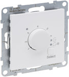 Room thermostat - temperature range: 5 ° C - 30 ° C (+/- 0.5 ° C) - power supply: 230 V ~ - 50/60 Hz, WHITE SUNO