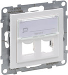 Перехідник SYSTIMAX подвійний, WHITE SUNO